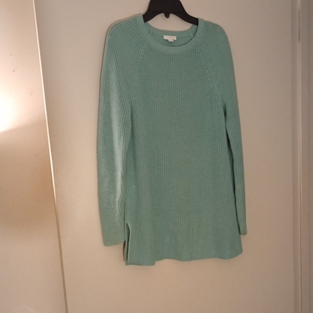 Mint Green Knit Blend Sweater